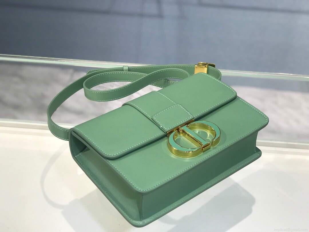 Dior M9204 Dior 30 Montaigne Box Bag Green Box Calfskin