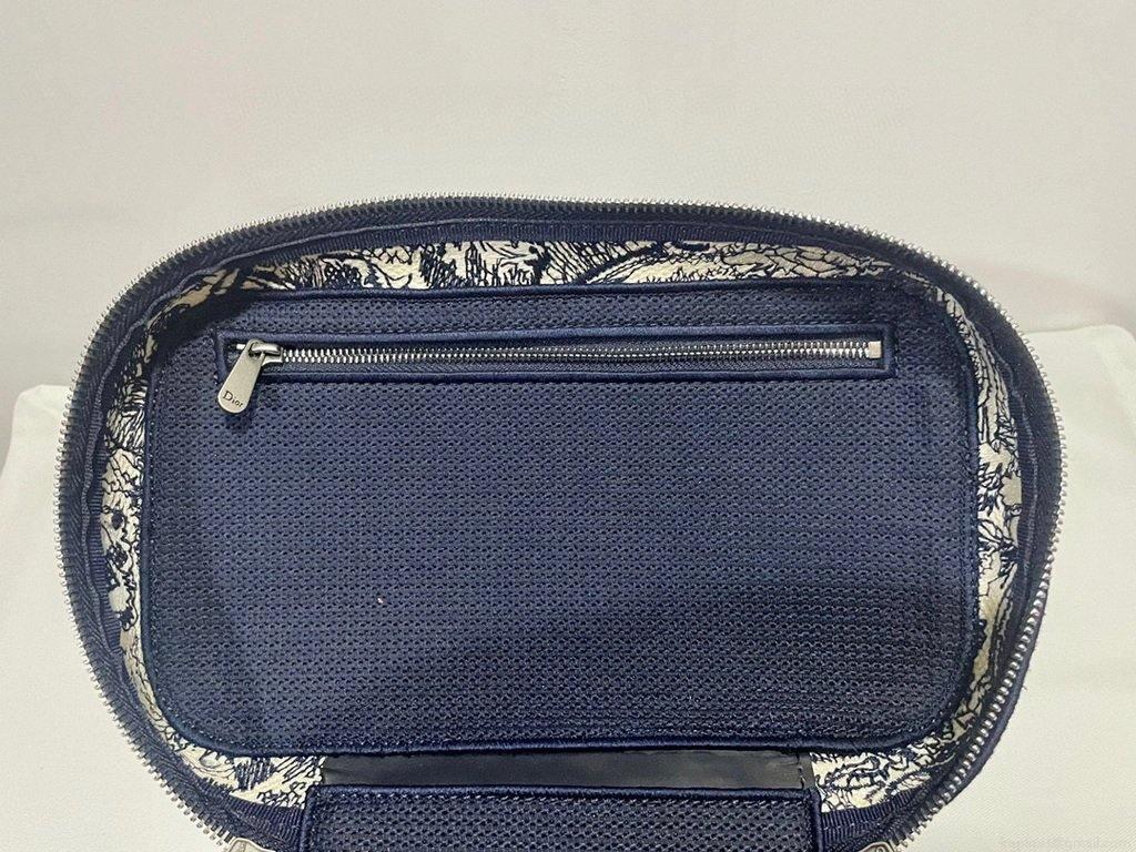 Dior S5480 DiorTravel Vanity Case Bag Navy Blue