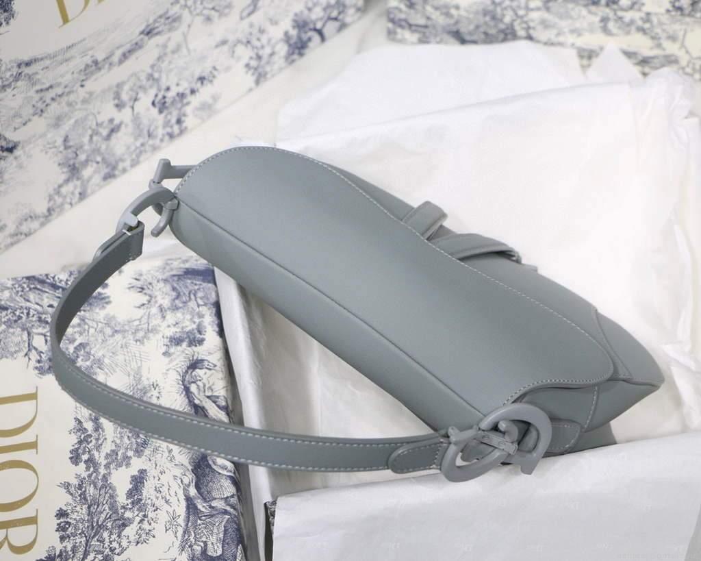 Dior M0446 Dior Saddle Bag M0447 Blue Ultramatte Calfskin