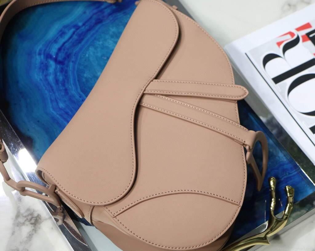 Dior M0446 Dior Saddle Bag M0447 Pink Ultramatte Calfskin