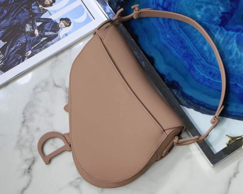 Dior M0446 Dior Saddle Bag M0447 Pink Ultramatte Calfskin