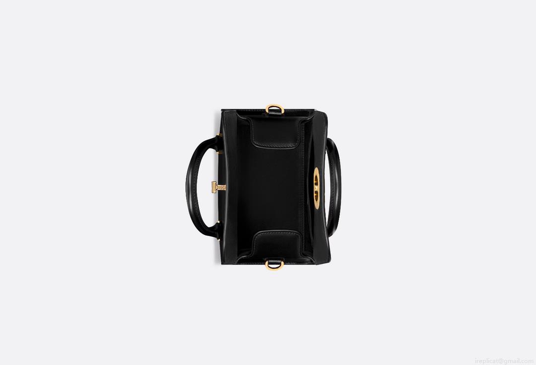 Dior M8671UBEQ_M900 Small boston bag black box calfskin