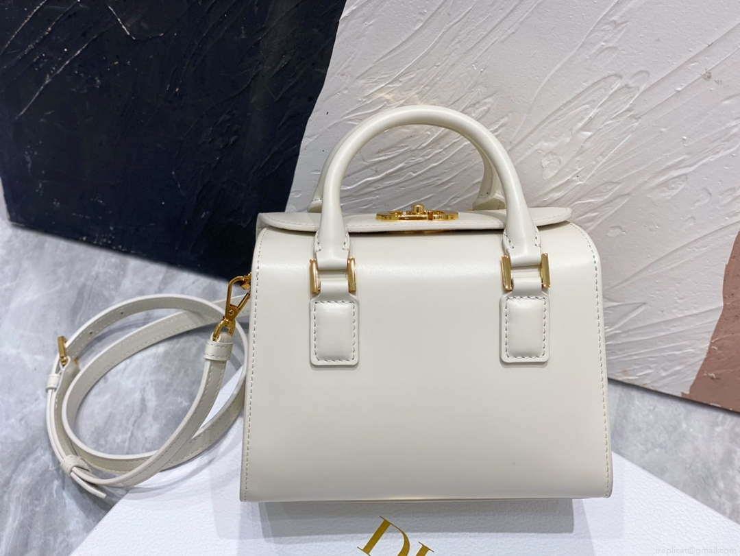 Dior M8671UBEQ_M900 Small Boston bag White box Calfskin