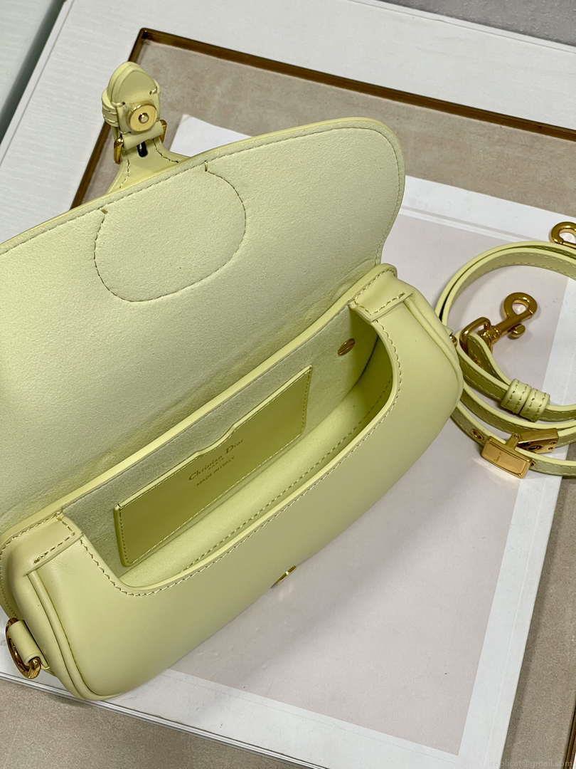 Dior M9317S Crossbody Small Bobby EAST-WEST Bag Smooth Calfskin Yellow