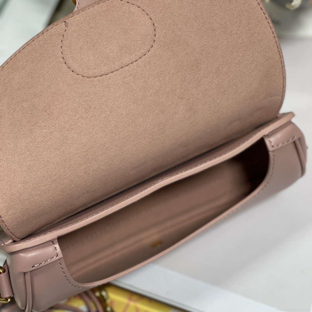 Dior M9317S Crossbody Small Bobby EAST-WEST Bag Smooth Calfskin Pink