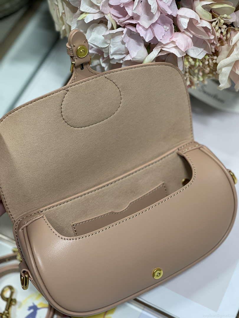 Dior M9317S Crossbody Small Bobby EAST-WEST Bag Smooth Calfskin Nude