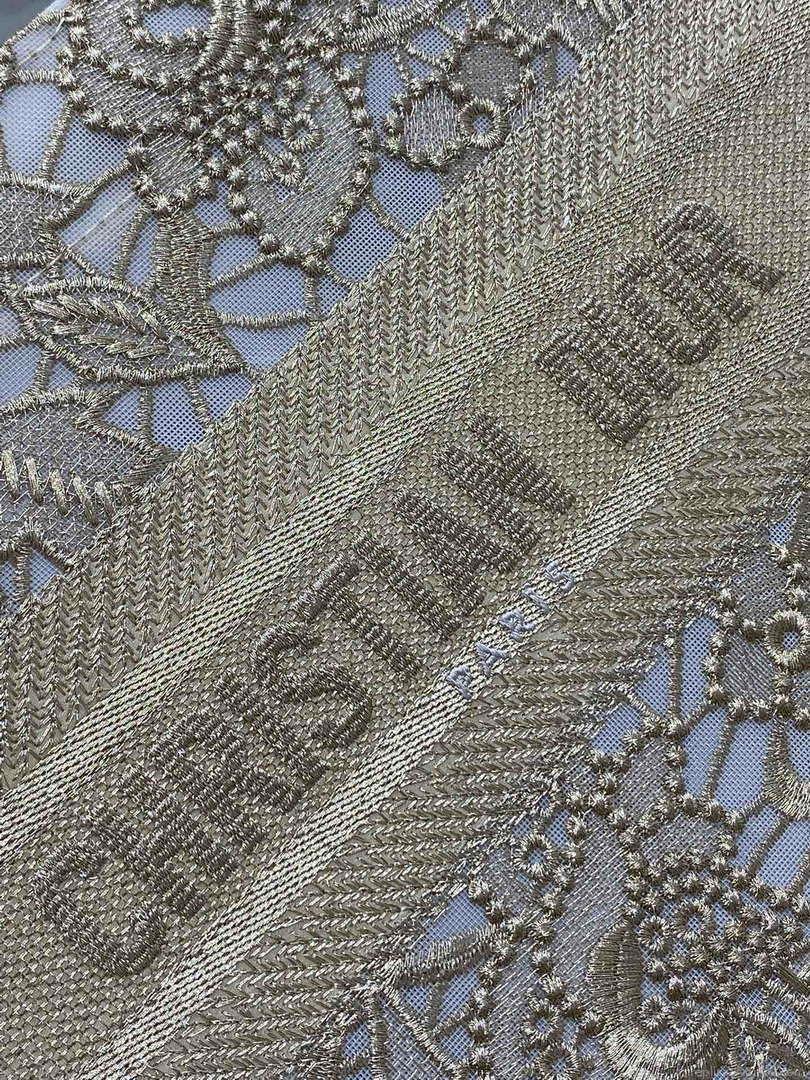 Dior M1265 Small Book Tote Embroidery with 3D Macramé Effect M9624