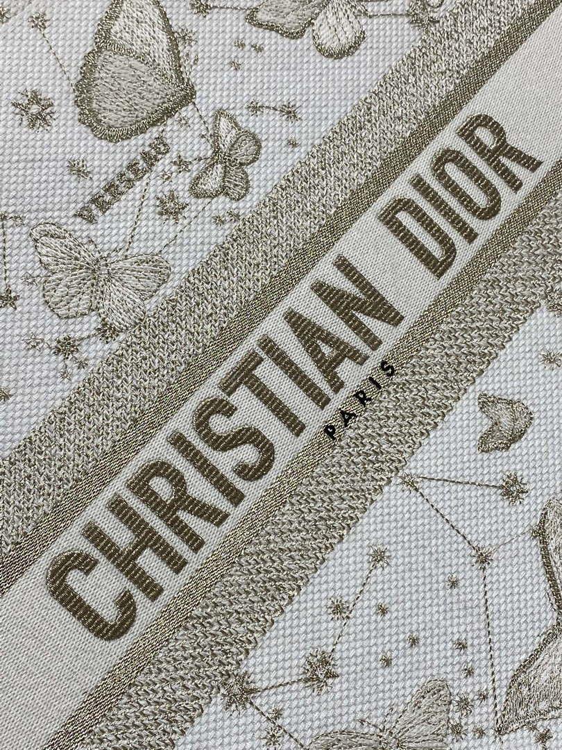 Dior M1286 Large Book Tote Butterfly Bandana Embroidery M109