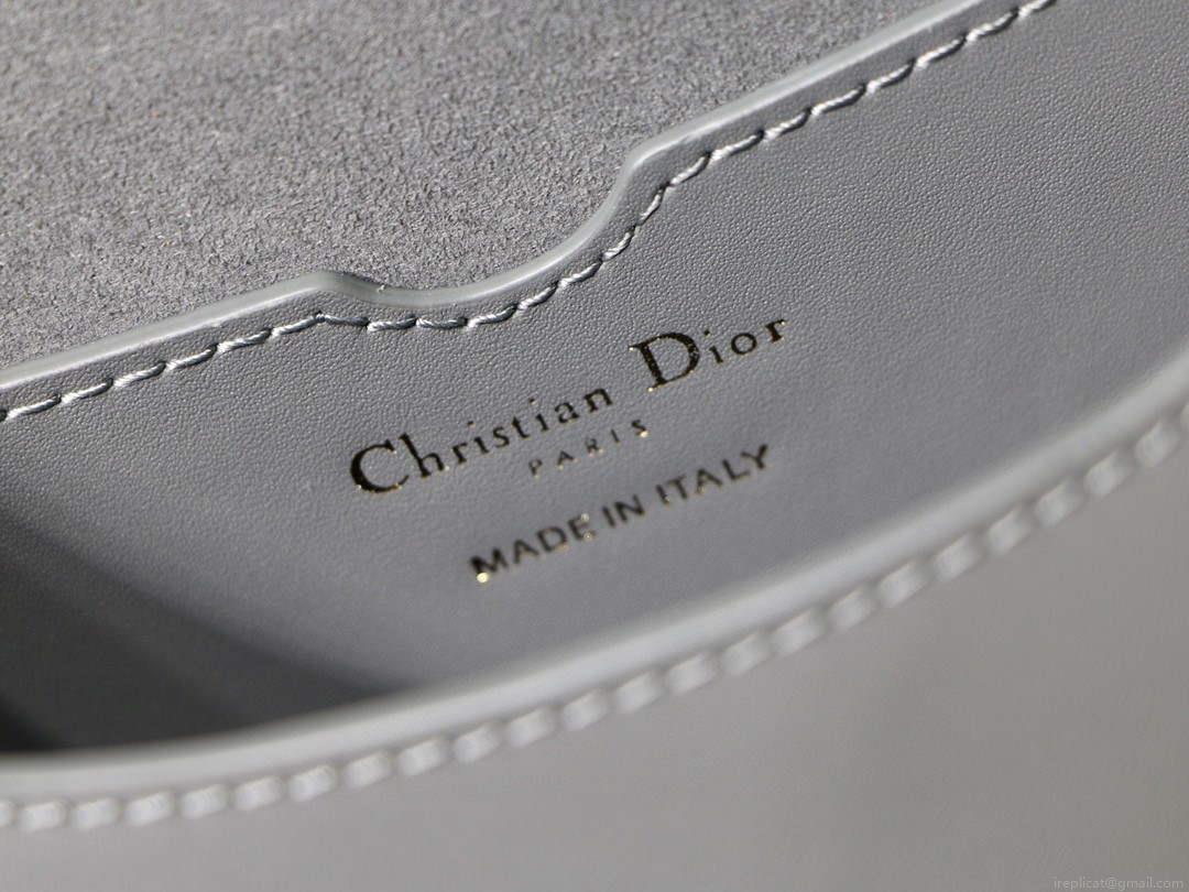Dior M9317 Crossbody small dior Bobby bag Grey box Calfskin