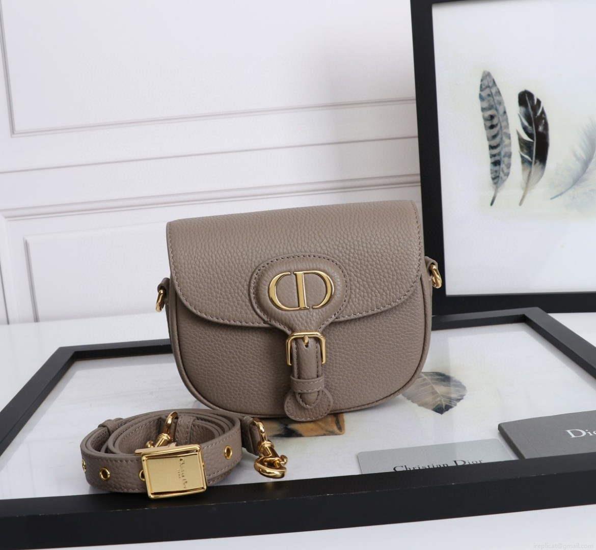 Dior M9317 Crossbody small dior Bobby bag Pacific Gray box Calfskin