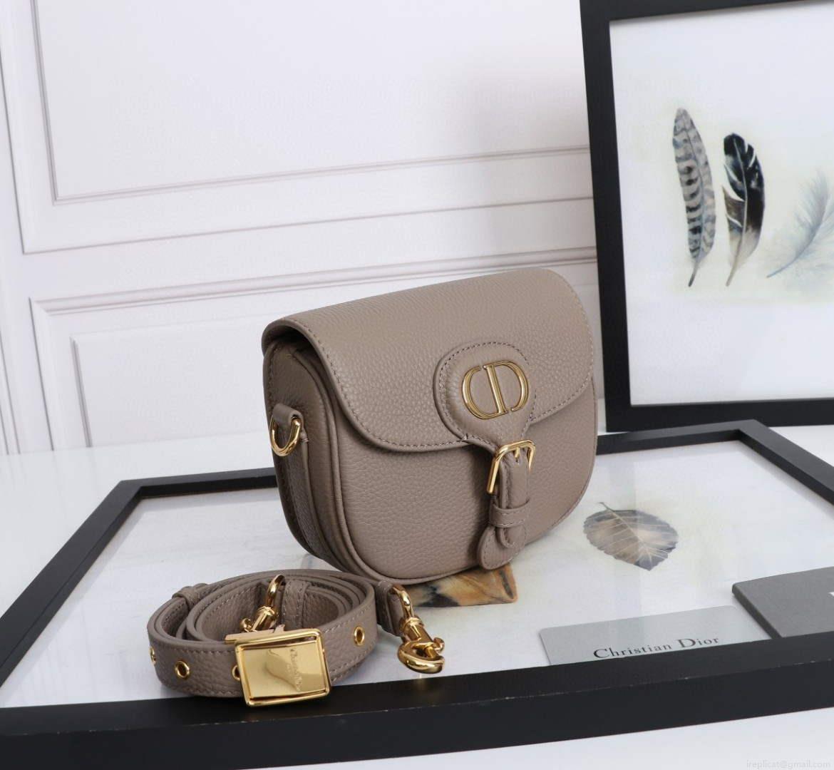 Dior M9317 Crossbody small dior Bobby bag Pacific Gray box Calfskin