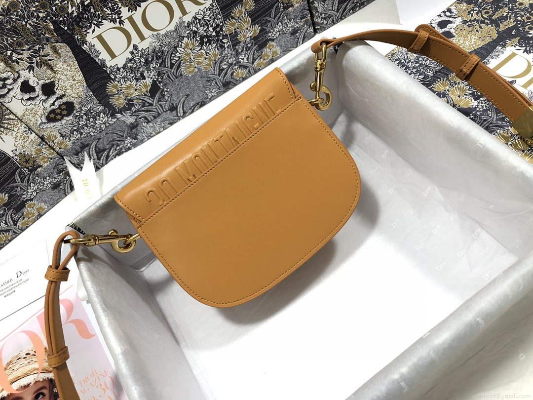 Dior M9317 Crossbody small dior Bobby bag Tan box Calfskin