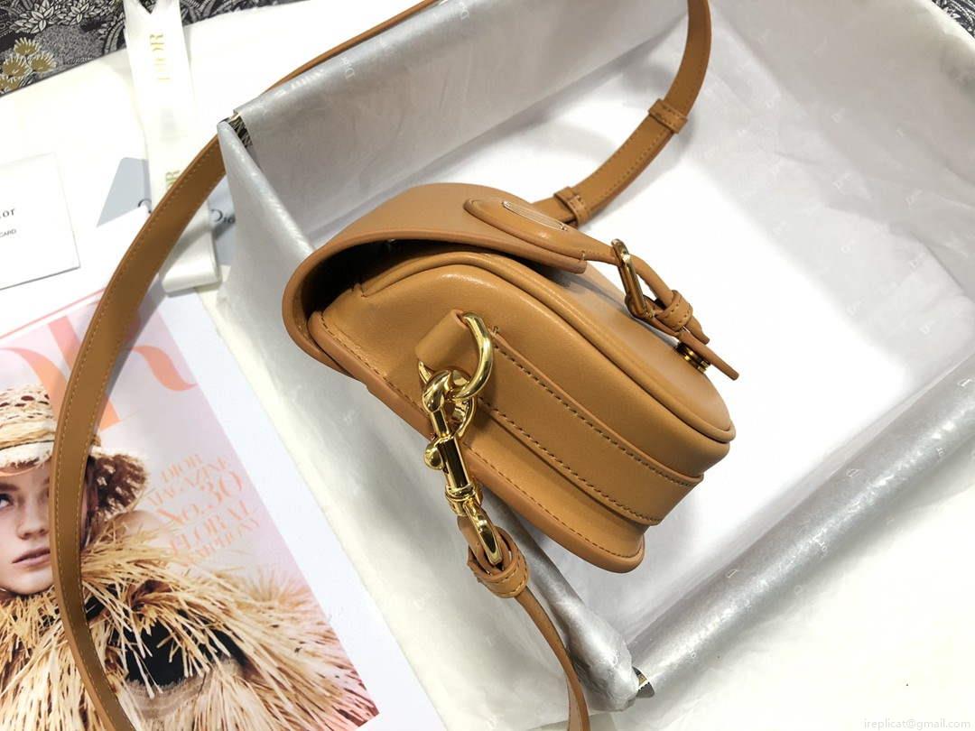 Dior M9317 Crossbody small dior Bobby bag Tan box Calfskin