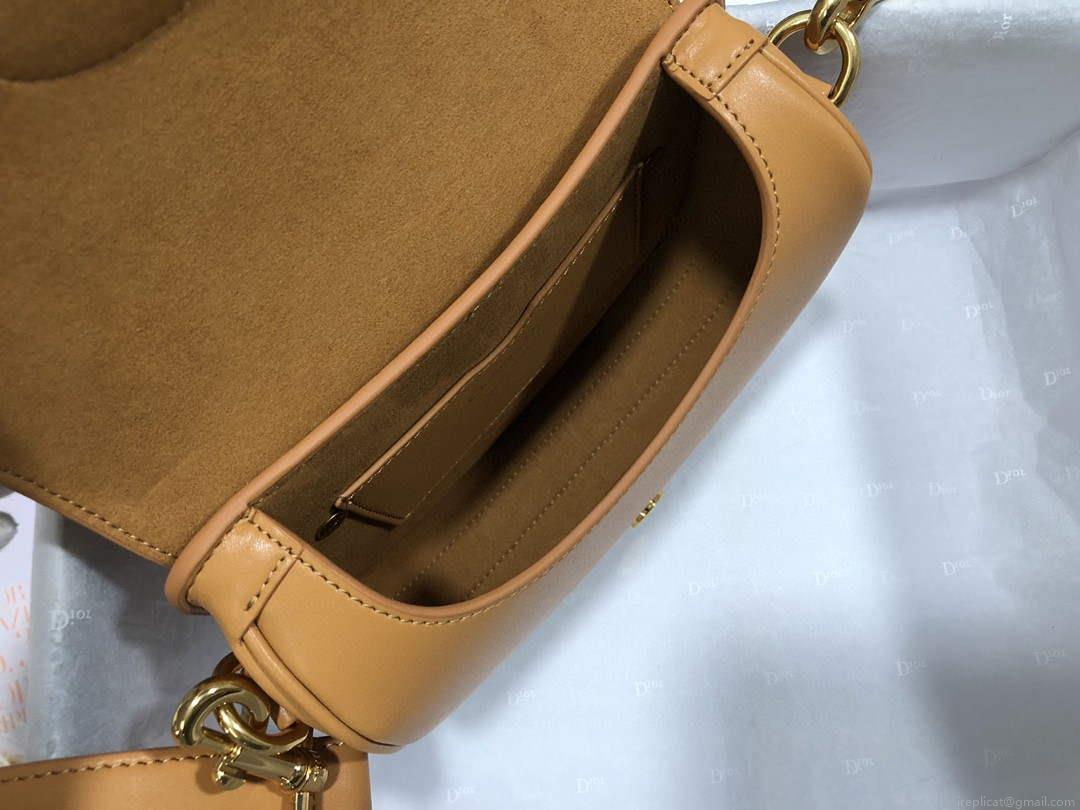 Dior M9317 Crossbody small dior Bobby bag Tan box Calfskin