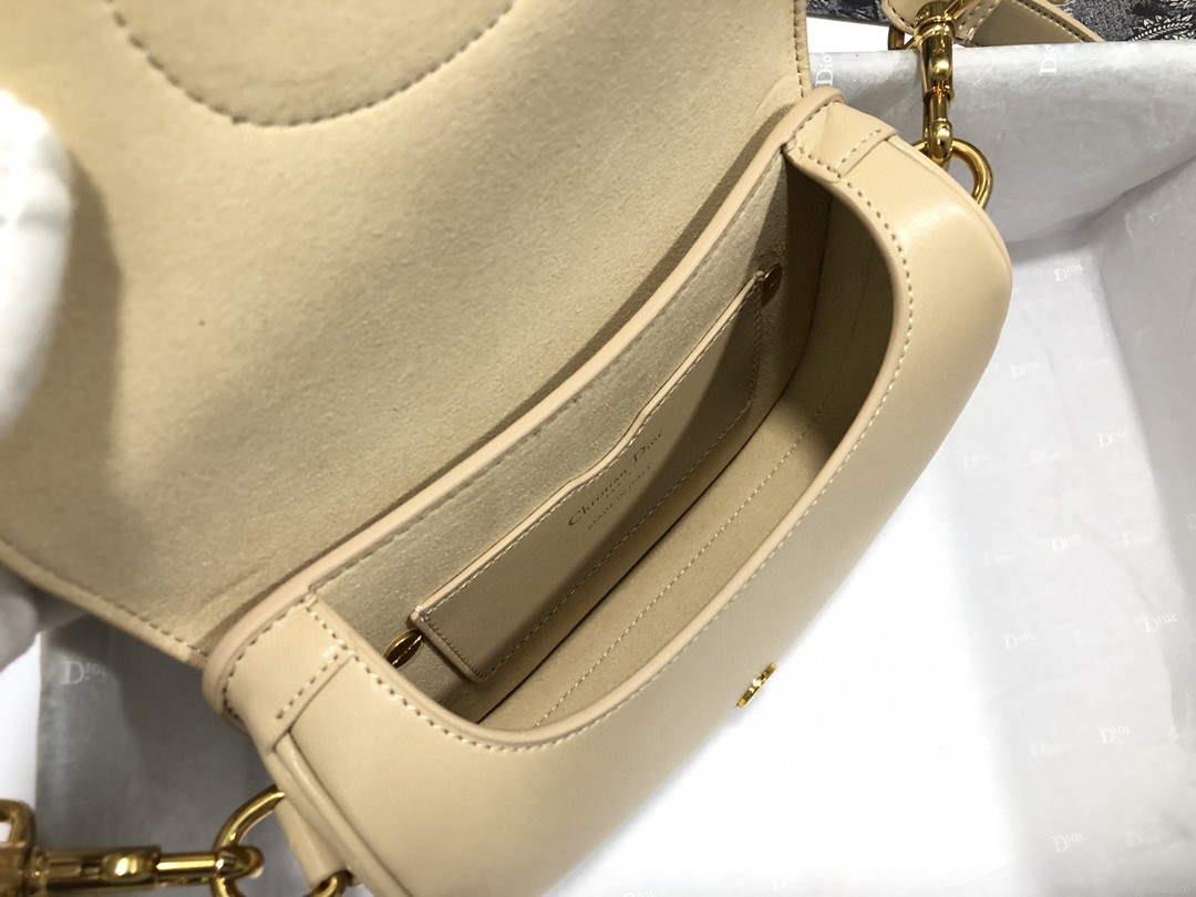 Dior M9317 Crossbody small dior Bobby bag Apricot box Calfskin