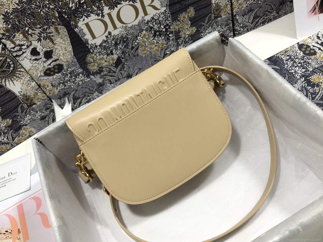 Dior M9317 Crossbody small dior Bobby bag Apricot box Calfskin