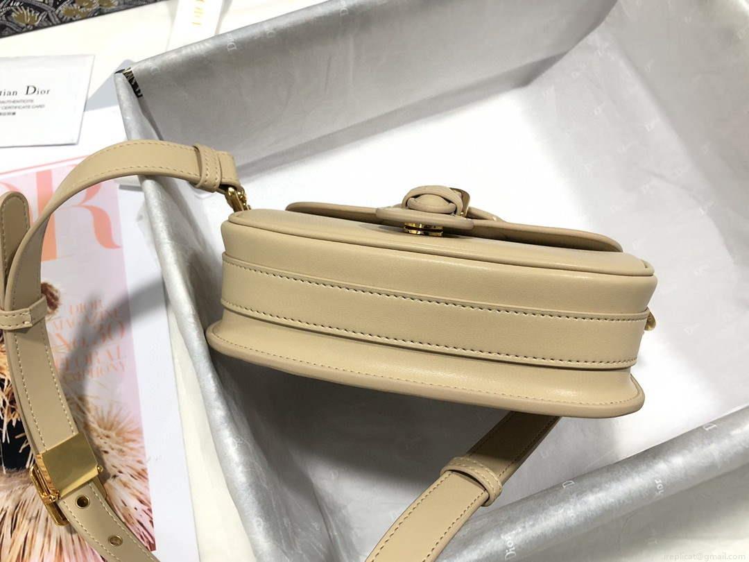Dior M9317 Crossbody small dior Bobby bag Apricot box Calfskin
