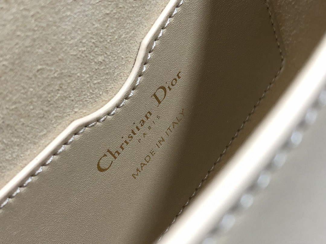 Dior M9317 Crossbody small dior Bobby bag Apricot box Calfskin