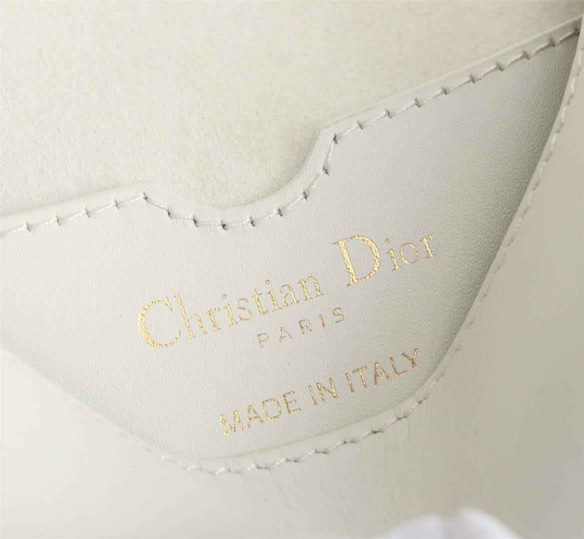 Dior M9317 Crossbody small dior Bobby bag White box Calfskin