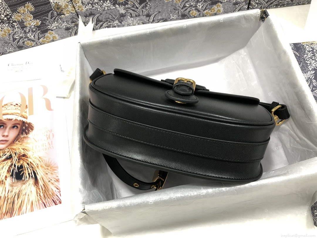 Dior M9319 Medium dior Bobby bag Black box Calfskin