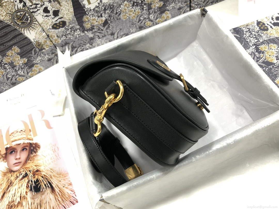 Dior M9319 Medium dior Bobby bag Black box Calfskin