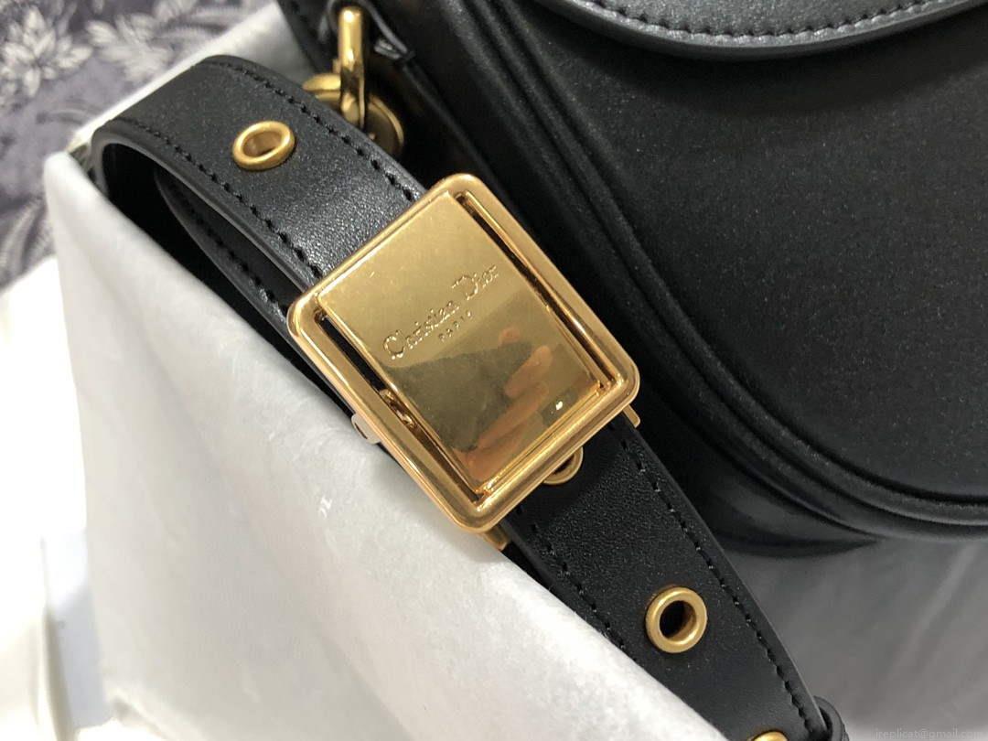 Dior M9319 Medium dior Bobby bag Black box Calfskin