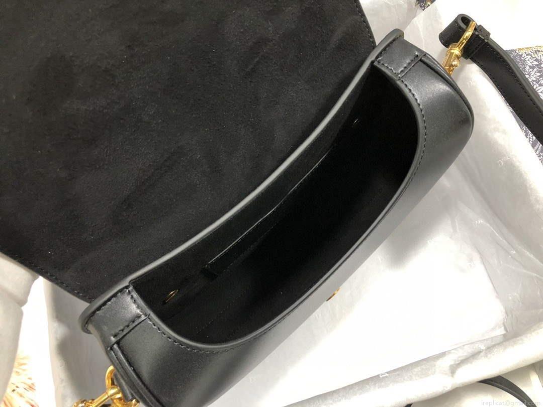 Dior M9319 Medium dior Bobby bag Black box Calfskin