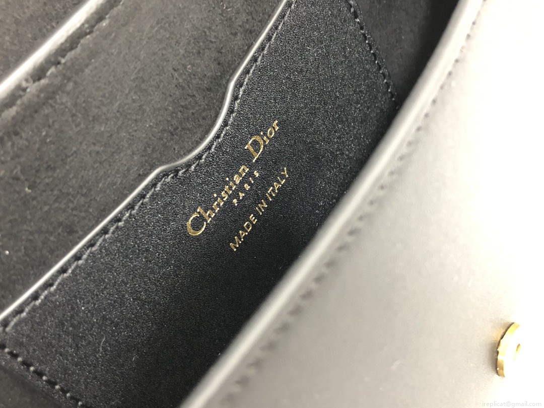 Dior M9327 dior Bobby bag East West Black Box Calfskin