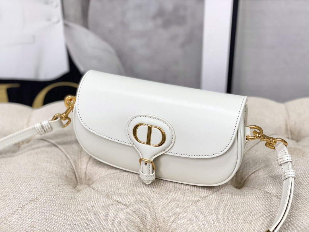 Dior M9327 dior Bobby bag East West White Box Calfskin