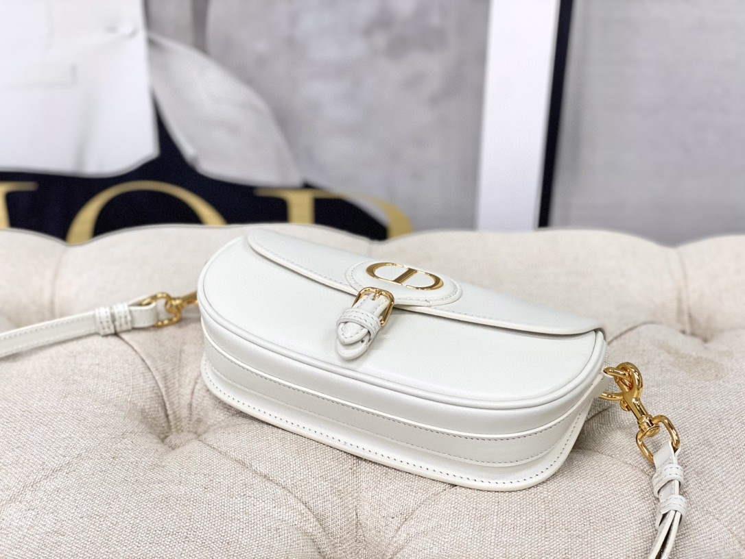 Dior M9327 dior Bobby bag East West White Box Calfskin