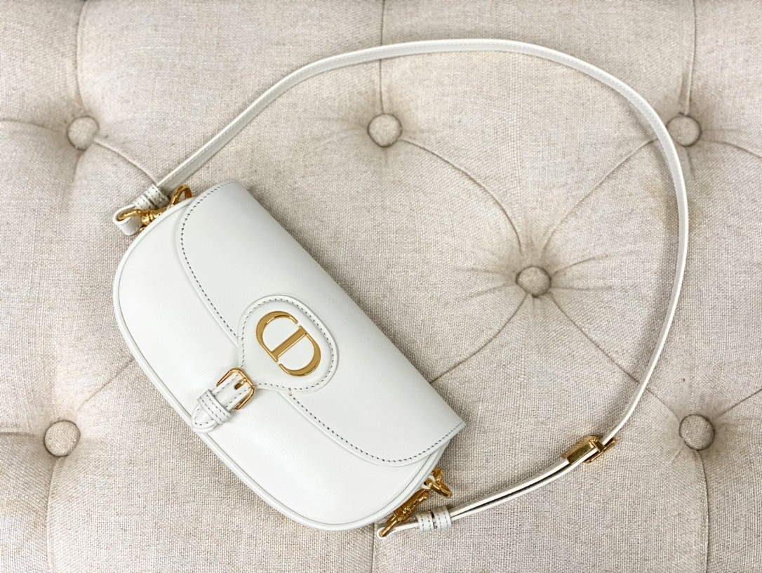 Dior M9327 dior Bobby bag East West White Box Calfskin