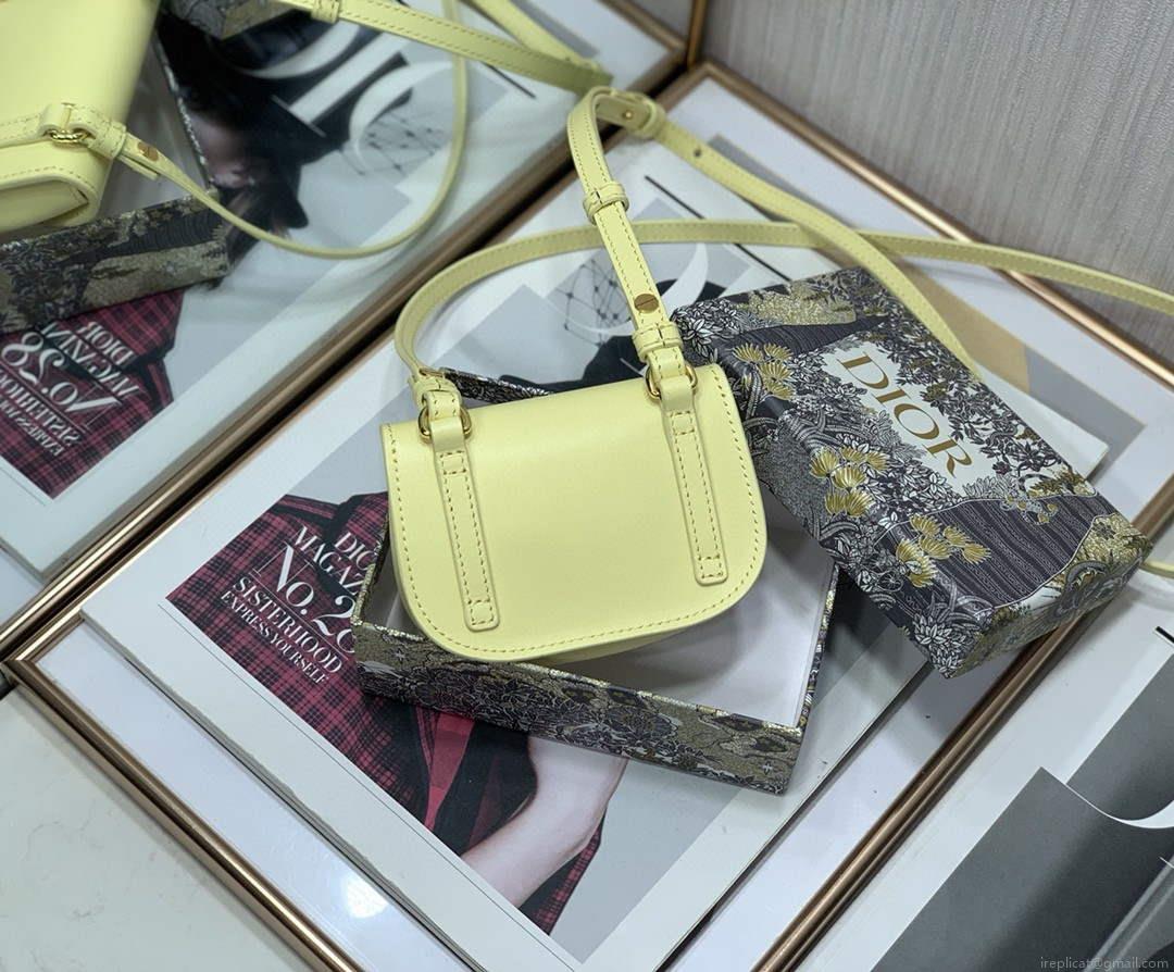 Dior M2278 Mini Bobby bag Yellow Box Calfskin