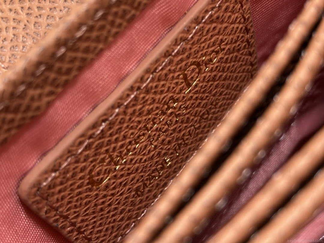 Dior 30 MONTAIGNE 5-Gate Card Holder Organ Card Holder S2058 Grained Calfskin D0014