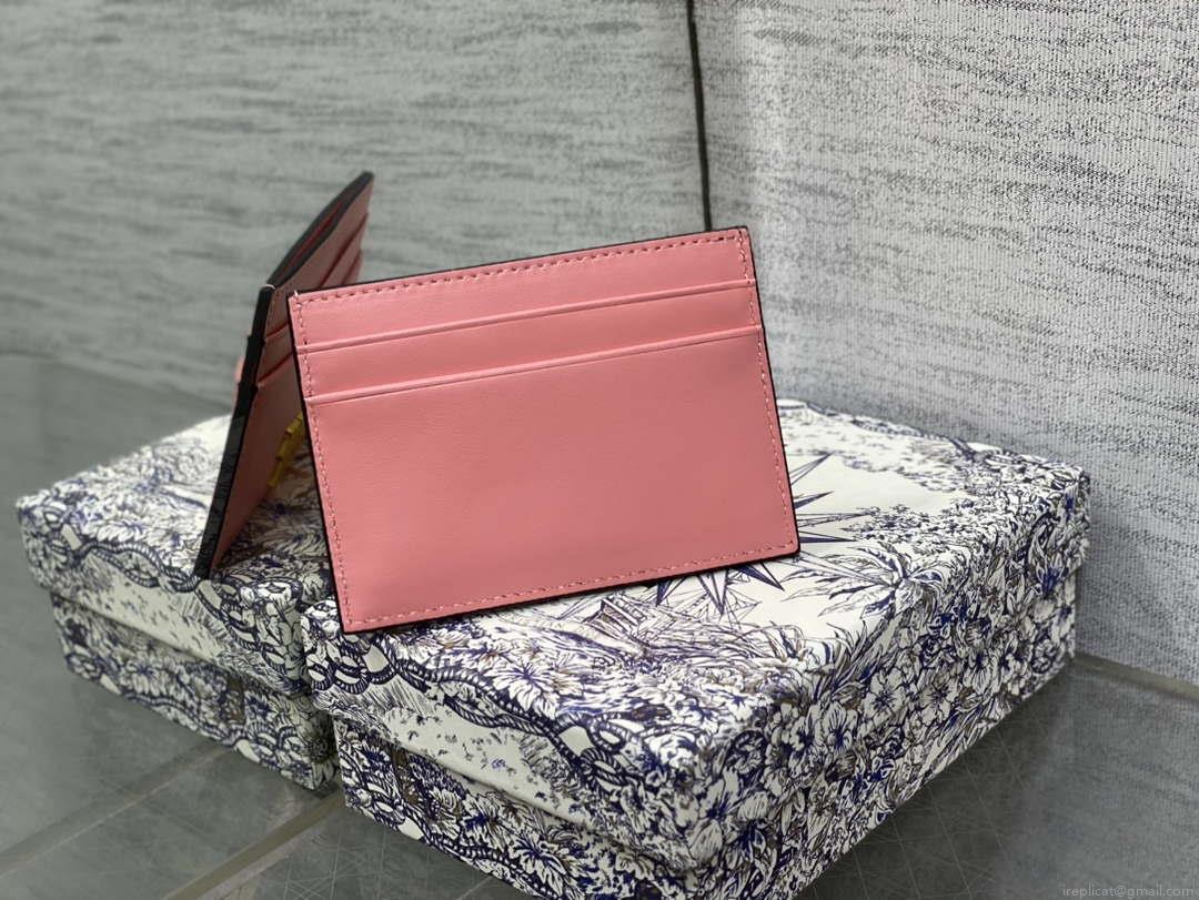 Dior Five-Slot Card Holder S5130 Grained Calfskin D0024