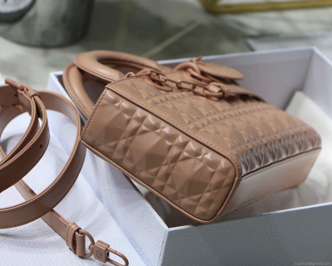 Dior M0540 Lady D-joy Calfskin Bag Pink