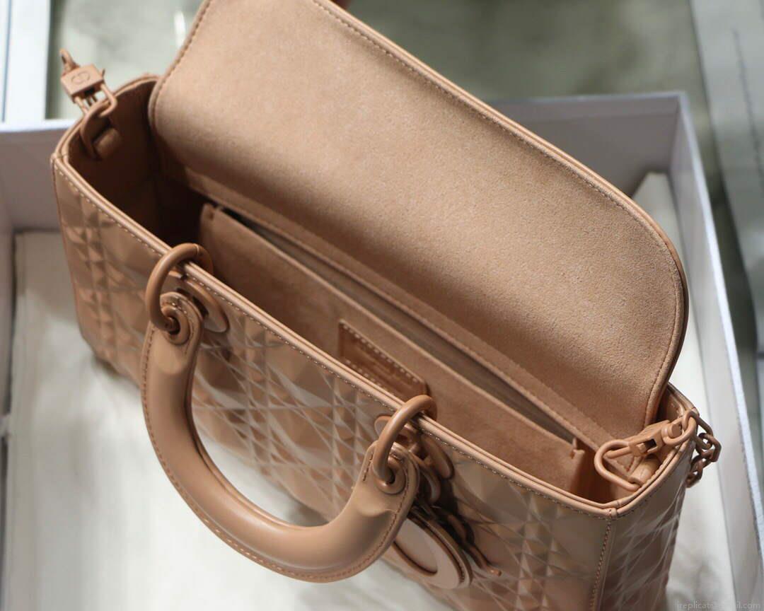Dior M0540 Lady D-joy Calfskin Bag Pink