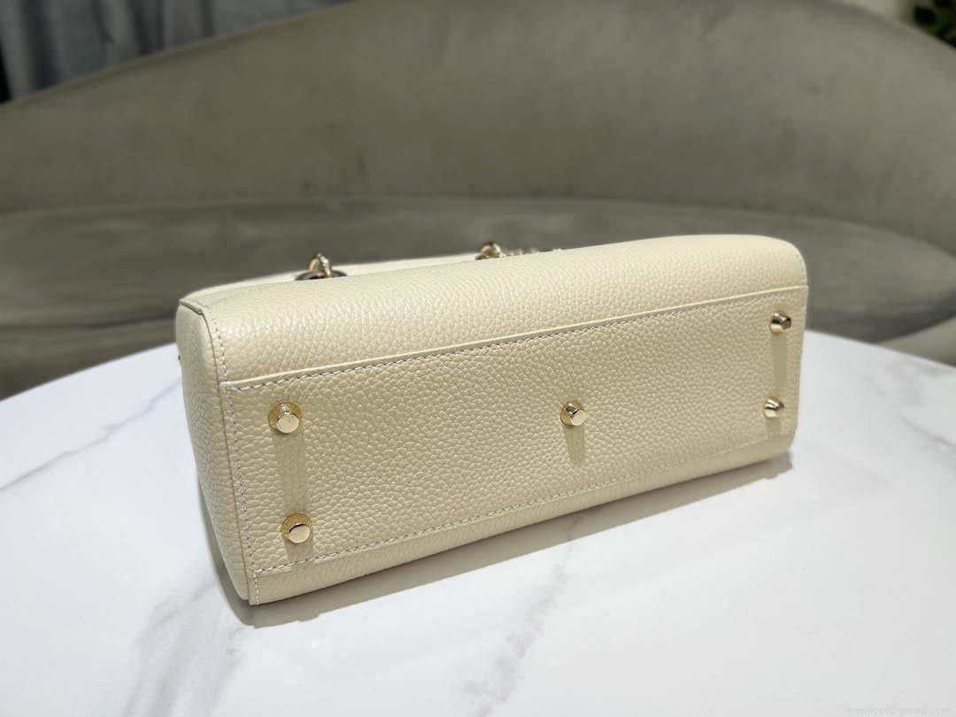Dior Medium Lady D-Sire My ABCDior Bag M1151 Beige Bull Leather