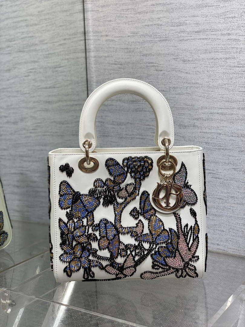 Dior M0565 Medium Lady D-Lite beaded Embroidery M1084