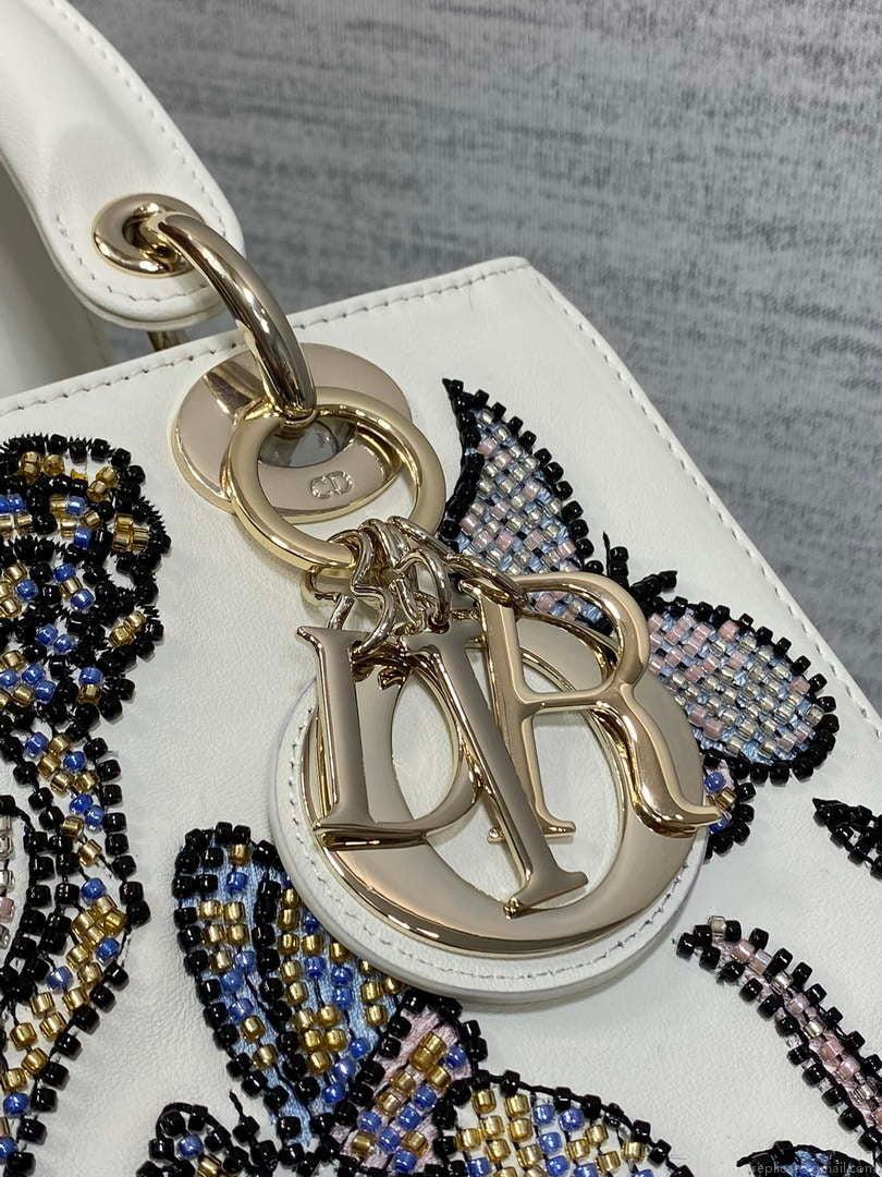 Dior M0565 Medium Lady D-Lite beaded Embroidery M1084