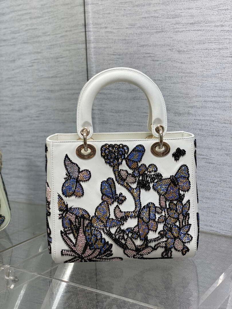 Dior M0565 Medium Lady D-Lite beaded Embroidery M1084
