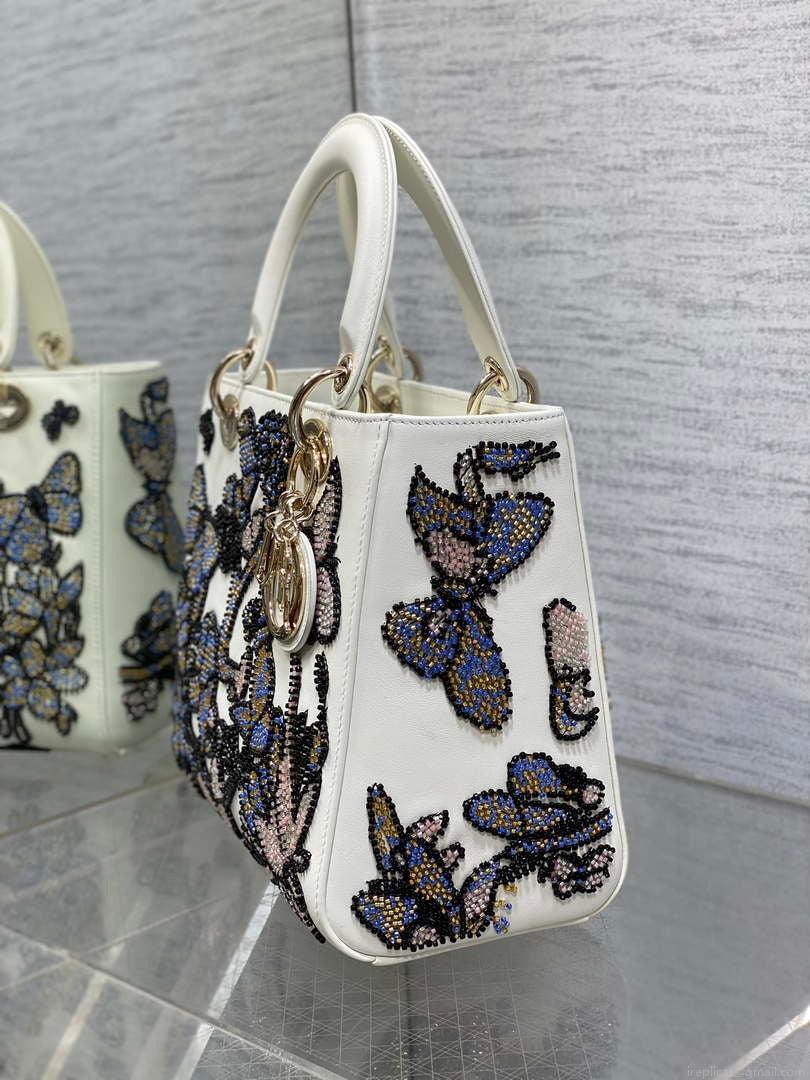 Dior M0565 Medium Lady D-Lite beaded Embroidery M1084