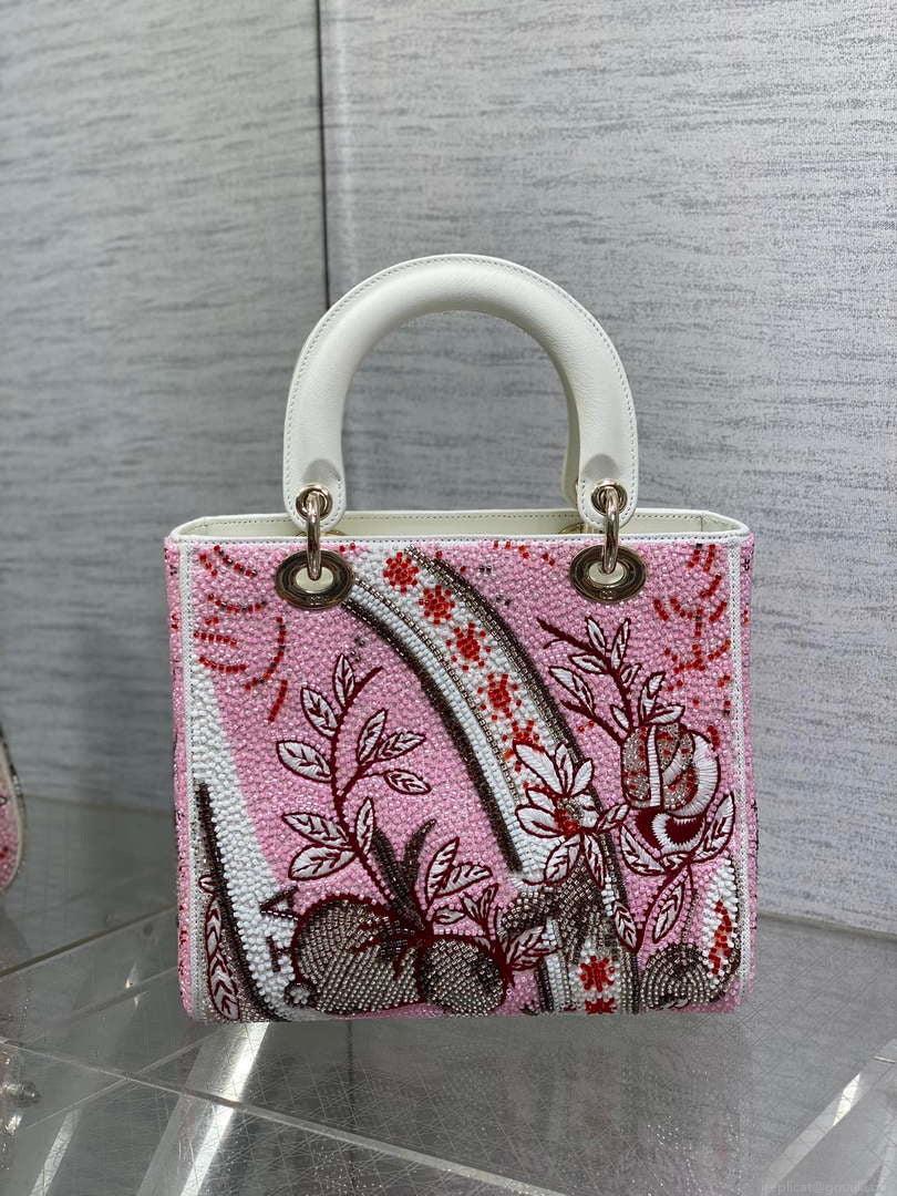Dior M0565 Medium Lady D-Lite beaded Embroidery M1085