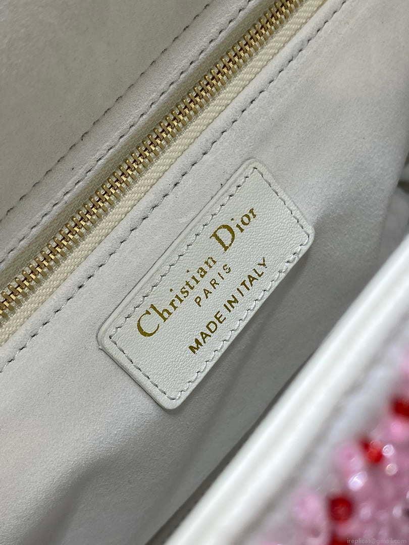 Dior M0565 Medium Lady D-Lite beaded Embroidery M1085