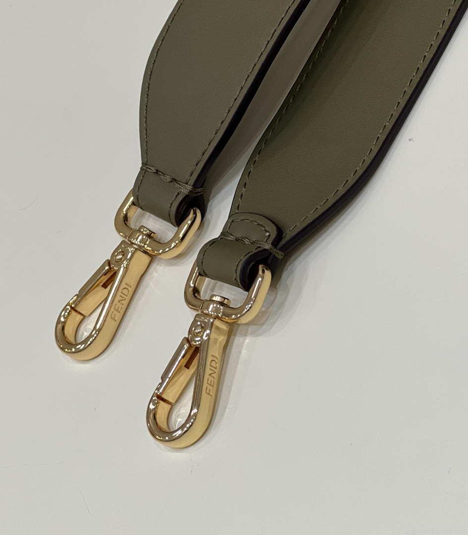 Fendi 8BH386 Sunshine Medium Bag 8266S Green leather shopper