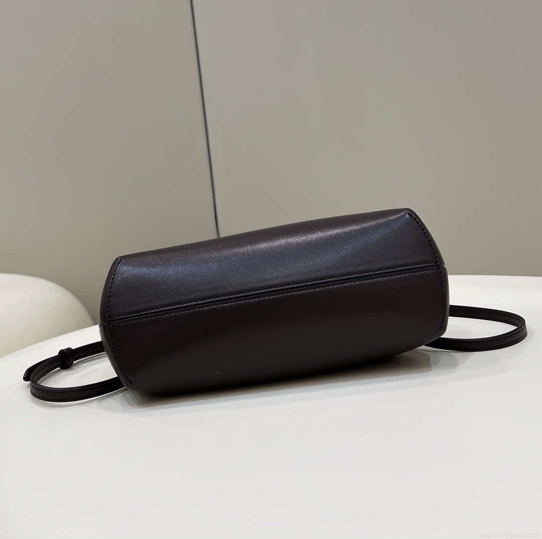 Fendi 8BP129 First Small Fuchsia leather bag 80018M Black