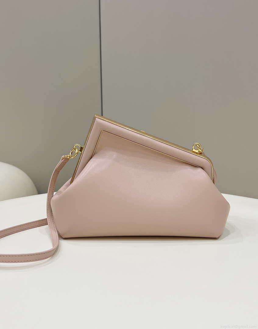 Fendi 8BP129 First Small Fuchsia leather bag 80018M Pink