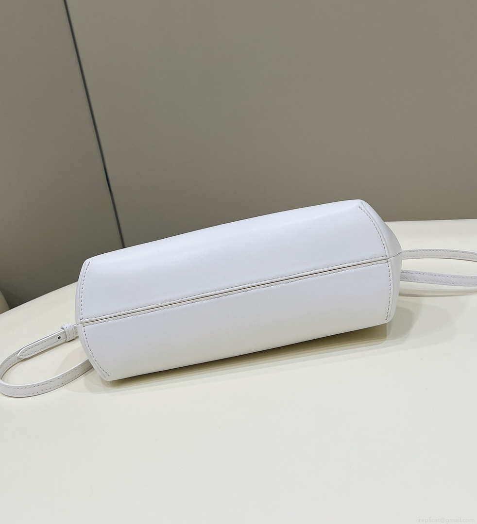 Fendi 8BP129 First Small Fuchsia leather bag 80018M White
