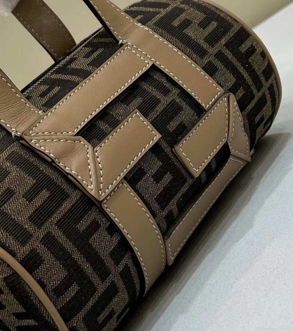 Fendi 7VA570 Mini bag Brown FF fabric bag