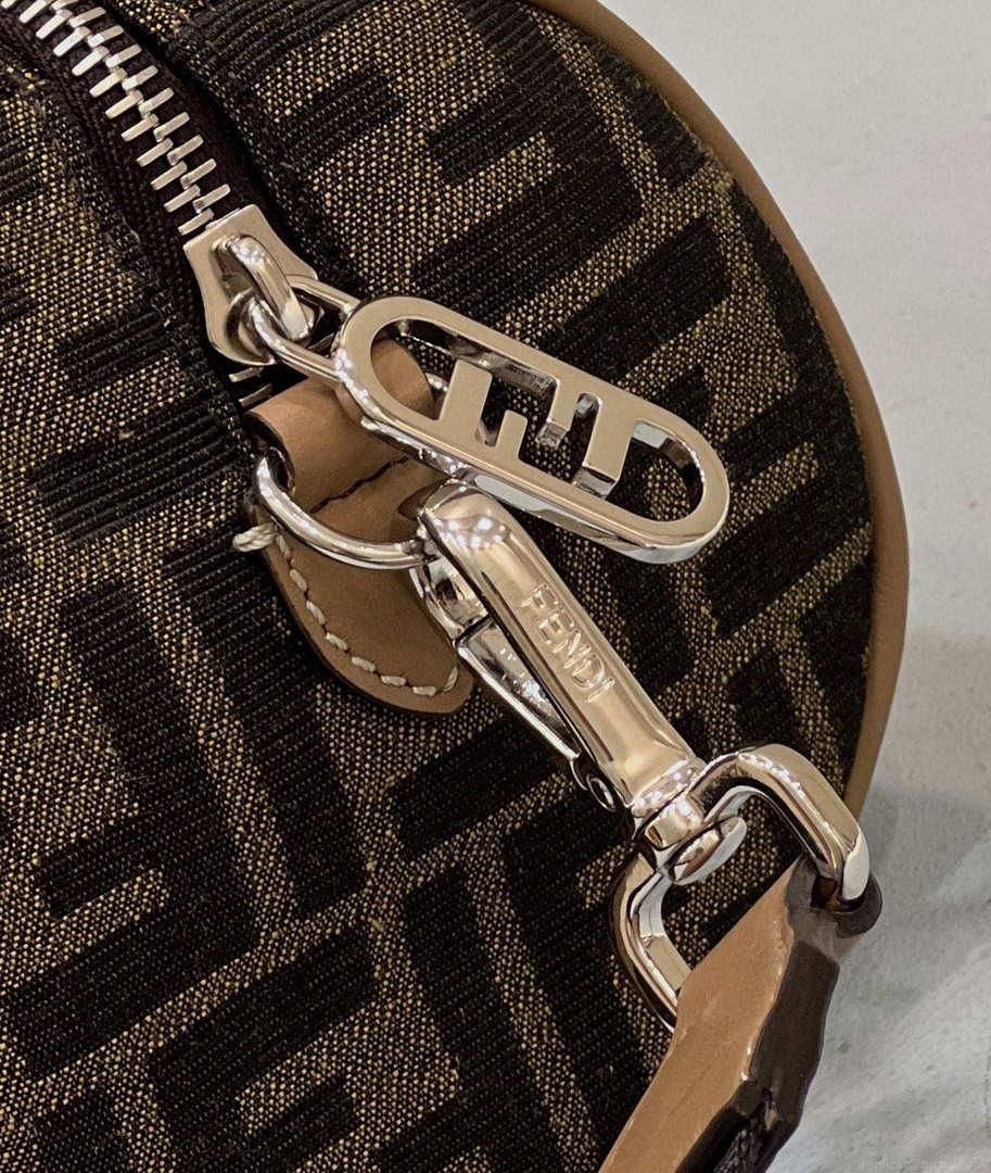 Fendi 7VA570 Mini bag Brown FF fabric bag