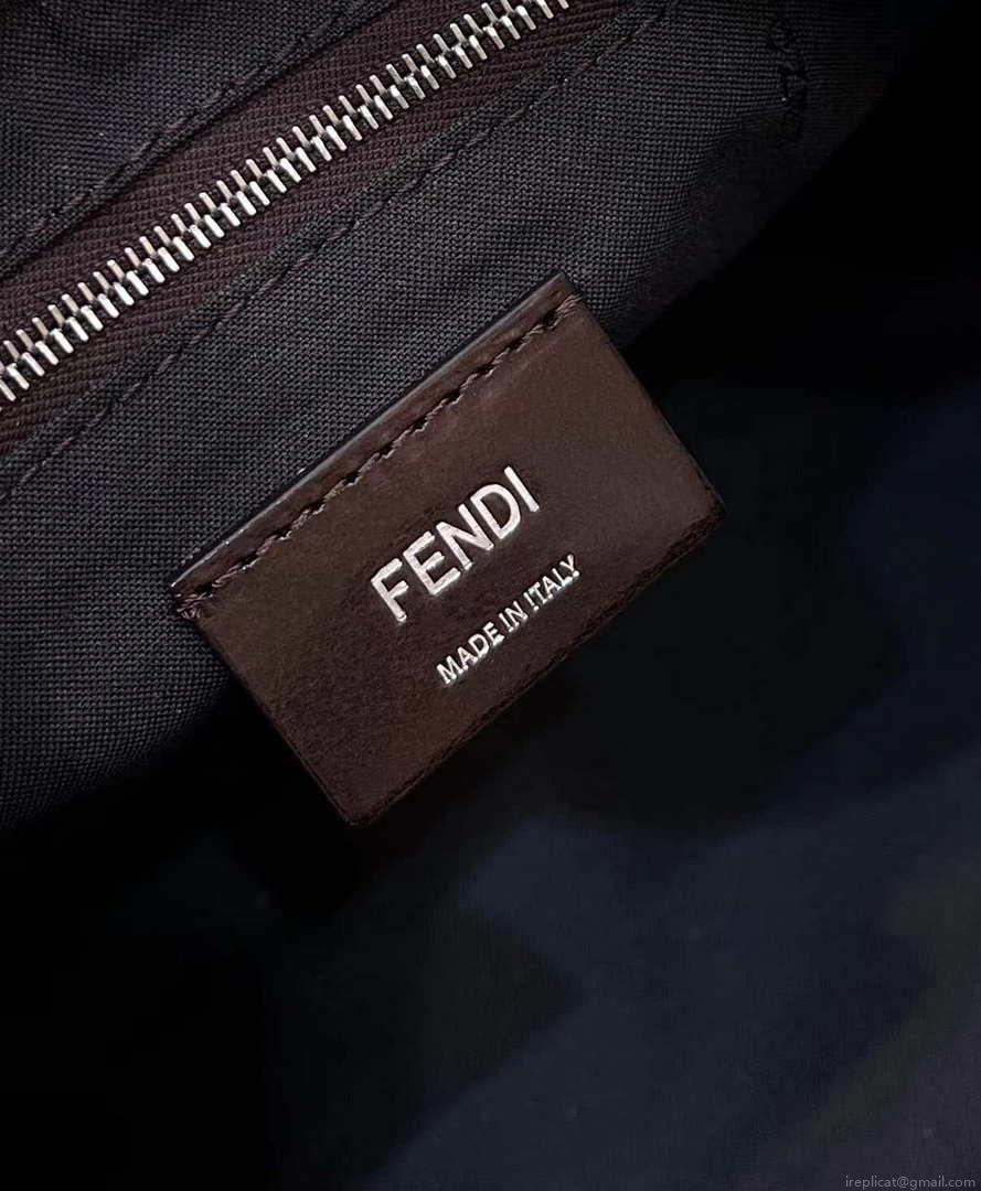 Fendi 7VA570 Mini bag Brown FF fabric bag